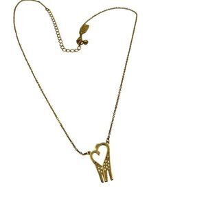 Kate Spade New York Gold Tone Giraffe Necklace Mother Child